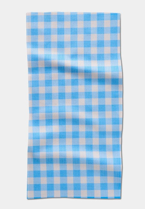 Angelic Sky Gingham Bar Towel-510 General Gifts-Add Simply Stylish Boutique .ef ]'/.nn jl/zzz-Simply Stylish Boutique | Women’s & Kid’s Fashion | Paducah, KY