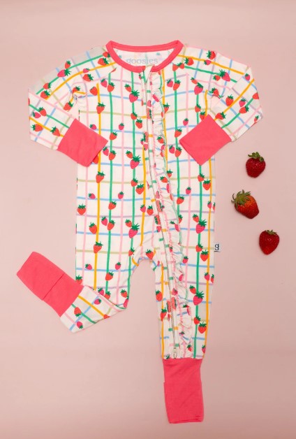 Berry Patch LS Zip PJ-520 Baby & Kids Gifts-Simply Stylish Boutique-Simply Stylish Boutique | Women’s & Kid’s Fashion | Paducah, KY