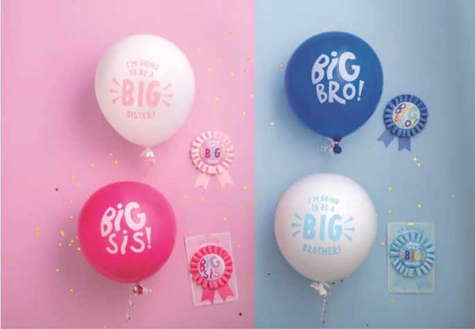 Sibling Button & Balloon Sets-520 Baby & Kids Gifts-Simply Stylish Boutique-Simply Stylish Boutique | Women’s & Kid’s Fashion | Paducah, KY