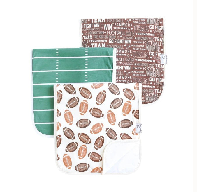 Blitz Burp Cloth Set-520 Baby & Kids Gifts-Simply Stylish Boutique-Simply Stylish Boutique | Women’s & Kid’s Fashion | Paducah, KY