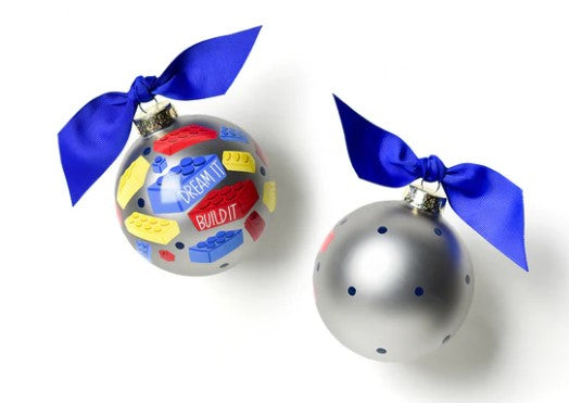 Blocks Glass Ornament-540 Holiday/Seasonal-Simply Stylish Boutique-Simply Stylish Boutique | Women’s & Kid’s Fashion | Paducah, KY