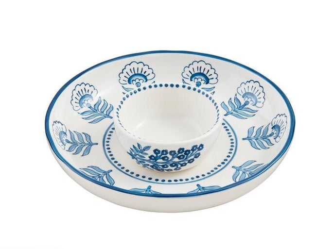Block Print Chip & Dip Set-510 General Gifts-Simply Stylish Boutique-Simply Stylish Boutique | Women’s & Kid’s Fashion | Paducah, KY