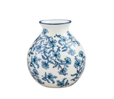 Block Print Flower Vase-510 General Gifts-Simply Stylish Boutique-Simply Stylish Boutique | Women’s & Kid’s Fashion | Paducah, KY