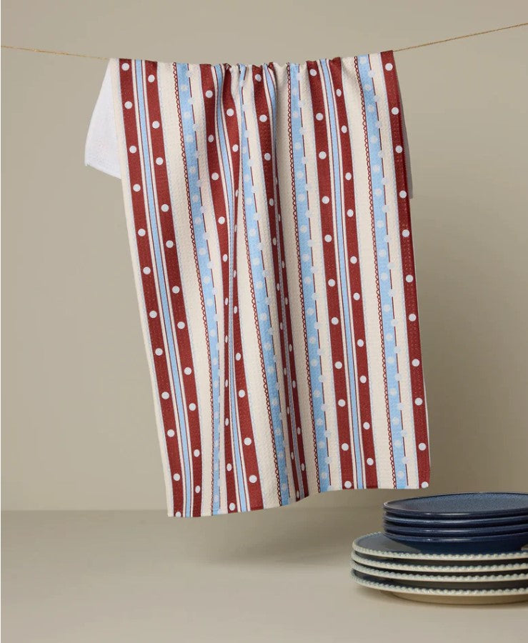Blue Skies Stripes Tea Towel-510 General Gifts-Simply Stylish boutique-Simply Stylish Boutique | Women’s & Kid’s Fashion | Paducah, KY