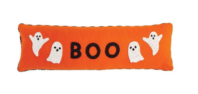 Boo Long Beaded Pillow-510 General Gifts-Simply Stylish Boutique-Simply Stylish Boutique | Women’s & Kid’s Fashion | Paducah, KY