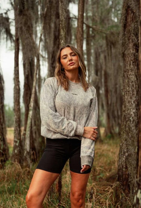 Tribe Kelley Butter Crew - Brush-140 Sweaters, Cardigans & Sweatshirts-Simply Stylish Boutique-Simply Stylish Boutique | Women’s & Kid’s Fashion | Paducah, KY