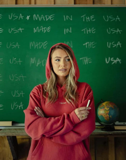 Tribe Kelley Butter Hoodie - Scholar-140 Sweaters, Cardigans & Sweatshirts-Simply Stylish Boutique-Simply Stylish Boutique | Women’s & Kid’s Fashion | Paducah, KY