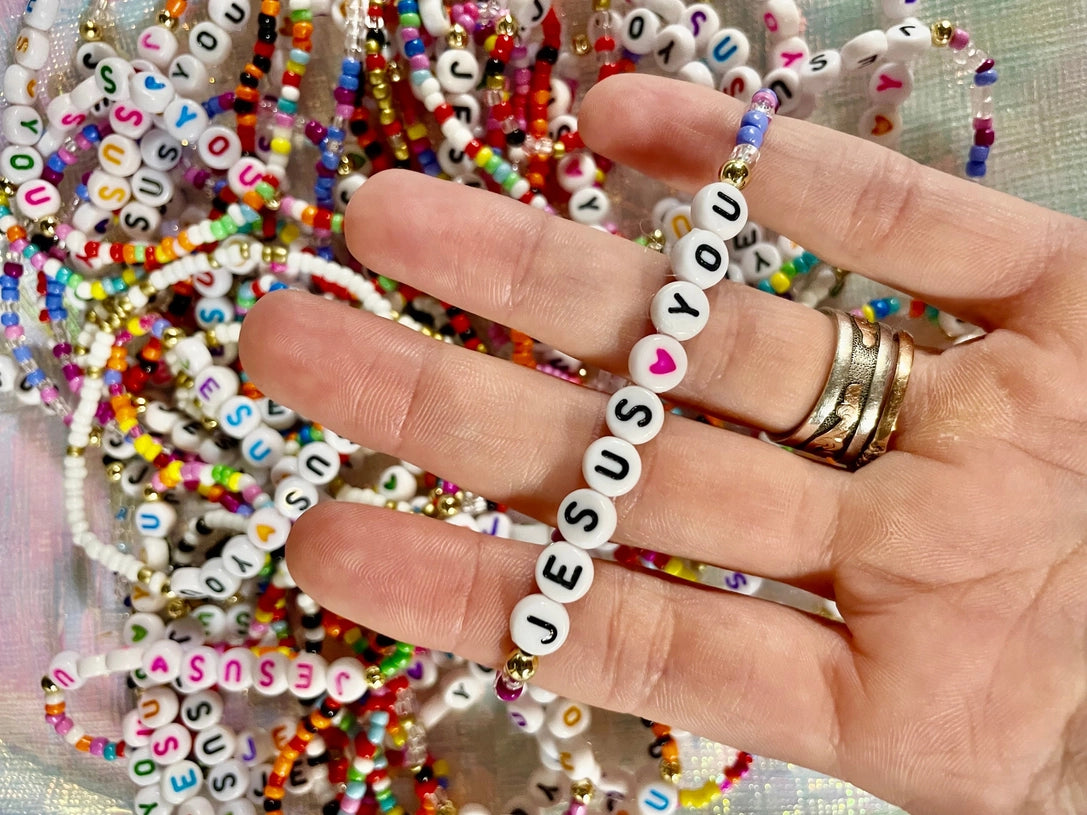 Christian Jesus Beaded Bracelets-410 Jewelry-Simply Stylish boutique-Simply Stylish Boutique | Women’s & Kid’s Fashion | Paducah, KY