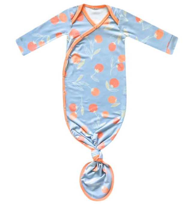 Clementine Knotted Gown-520 Baby & Kids Gifts-Simply Stylish Boutique-Simply Stylish Boutique | Women’s & Kid’s Fashion | Paducah, KY