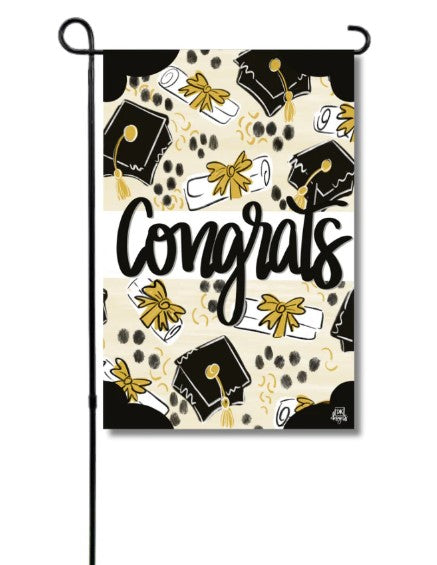 Congrats Grad Glam Flag-510 General Gifts-Simply Stylish Boutique-Simply Stylish Boutique | Women’s & Kid’s Fashion | Paducah, KY