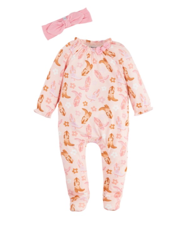 Cowgirl Sleeper-520 Baby & Kids Gifts-Simply Stylish Boutique-Simply Stylish Boutique | Women’s & Kid’s Fashion | Paducah, KY