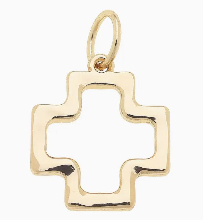Cross Outline Charm-410 Jewelry-Simply Stylish Boutique-Simply Stylish Boutique | Women’s & Kid’s Fashion | Paducah, KY