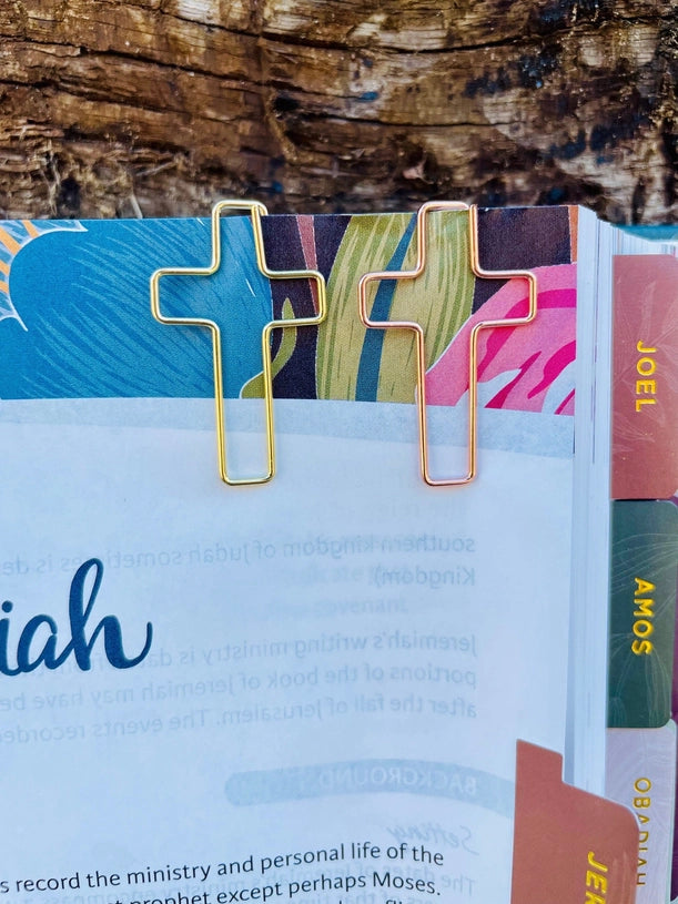 Cross Bookmark Paperclips-510 General Gifts-Simply Stylish boutique-Simply Stylish Boutique | Women’s & Kid’s Fashion | Paducah, KY