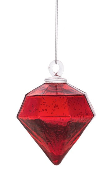 Red Diamond Shape Ornament-540 Holiday/Seasonal-Simply Stylish Boutique-Simply Stylish Boutique | Women’s & Kid’s Fashion | Paducah, KY