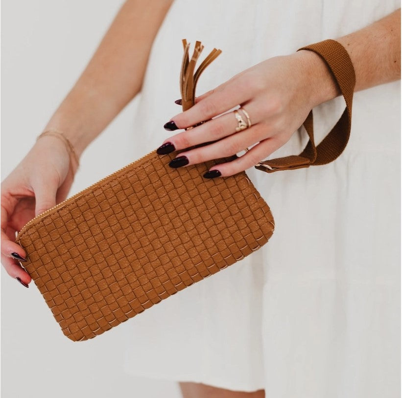 Emma Woven Clutch Wristlet-420 Bags & Totes-Simply Stylish Boutique-Simply Stylish Boutique | Women’s & Kid’s Fashion | Paducah, KY
