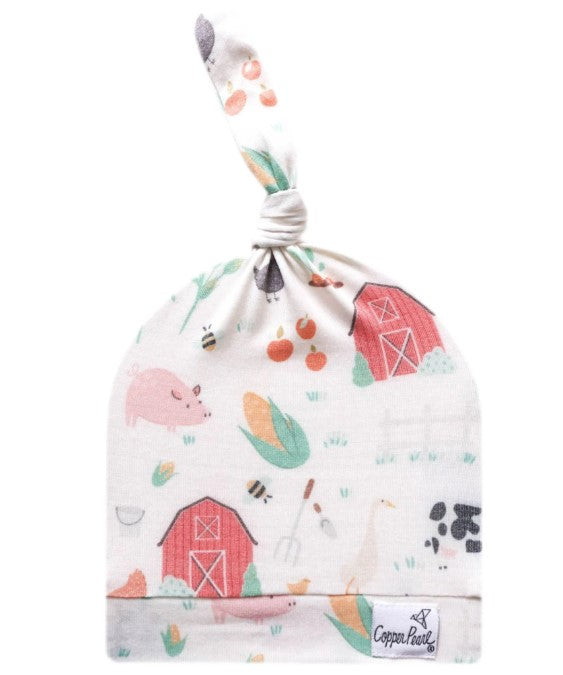 Farmstead Top Knot Hat-520 Baby & Kids Gifts-Simply Stylish Boutique-Simply Stylish Boutique | Women’s & Kid’s Fashion | Paducah, KY
