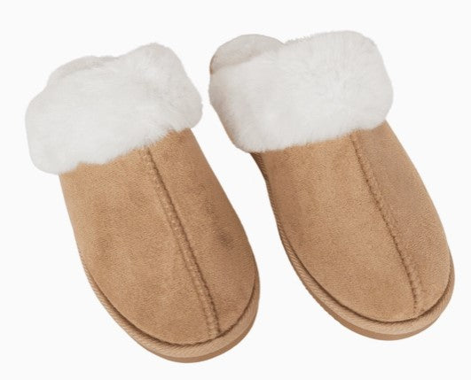 Faux Fur Slippers-440 Footwear-Simply Stylish Boutique-Simply Stylish Boutique | Women’s & Kid’s Fashion | Paducah, KY