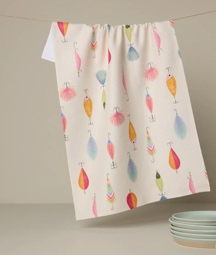 Fishing Lures Tea Towel-510 General Gifts-Simply Stylish boutique-Simply Stylish Boutique | Women’s & Kid’s Fashion | Paducah, KY