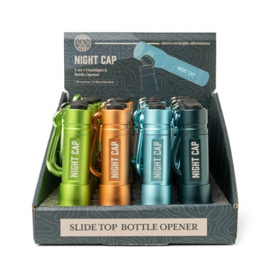 Night Cap 2-In-1 Flashlight & Bottle Opener-510 General Gifts-Simply Stylish Boutique-Simply Stylish Boutique | Women’s & Kid’s Fashion | Paducah, KY