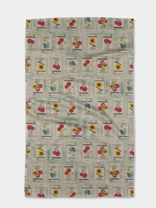 Flower Seed Packs Kitchen Tea Towel-510 General Gifts-Simply Stylish Boutique-Simply Stylish Boutique | Women’s & Kid’s Fashion | Paducah, KY