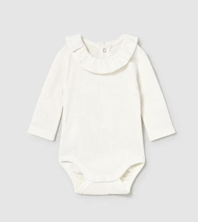 Girls Ruffled Collar Bodysuit-520 Baby & Kids Gifts-Simply Stylish Boutique-Simply Stylish Boutique | Women’s & Kid’s Fashion | Paducah, KY