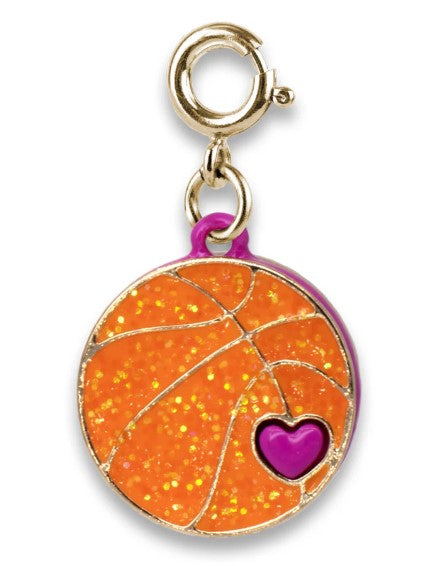 Glitter Basketball Charm-520 Baby & Kids Gifts-Simply Stylish Boutique-Simply Stylish Boutique | Women’s & Kid’s Fashion | Paducah, KY