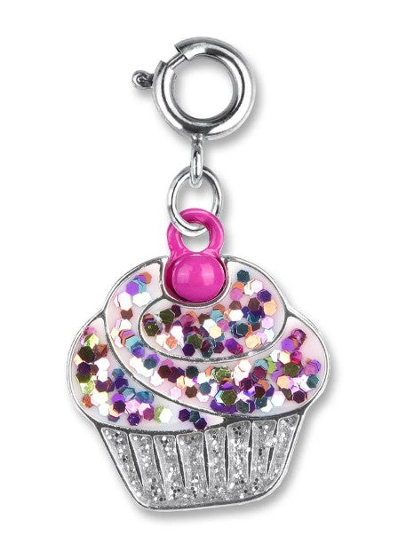 Glitter Cupcake Charm-520 Baby & Kids Gifts-Simply Stylish Boutique-Simply Stylish Boutique | Women’s & Kid’s Fashion | Paducah, KY