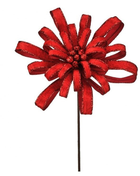 19" Glitter Edge Petal Blossom Stem-540 Holiday/Seasonal-Simply Stylish Boutique-Simply Stylish Boutique | Women’s & Kid’s Fashion | Paducah, KY