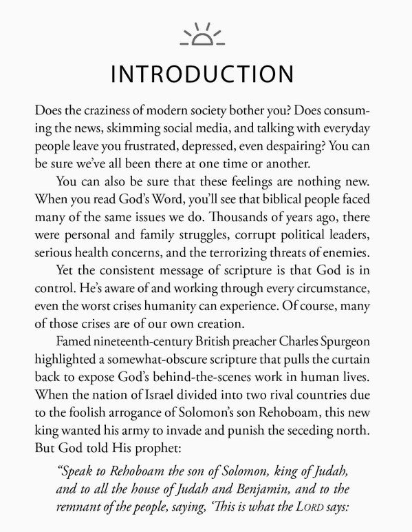 God Is In Control Devotion for Women