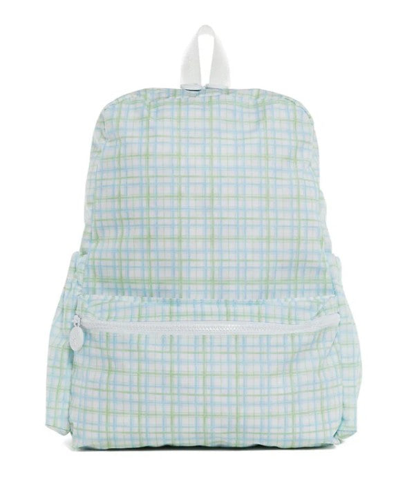 Classic Plaid Green Backpack-420 Bags & Totes-Simply Stylish boutique-Simply Stylish Boutique | Women’s & Kid’s Fashion | Paducah, KY