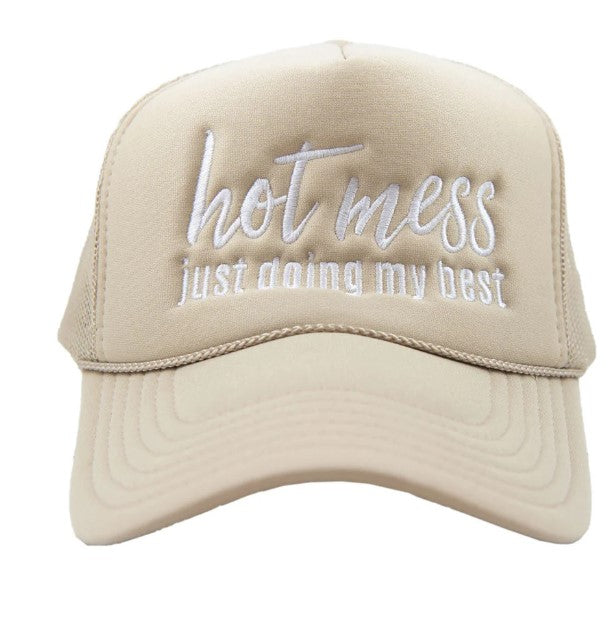 Hot Mess Trucker Hat-Simply Stylish Boutique-Simply Stylish Boutique | Women’s & Kid’s Fashion | Paducah, KY