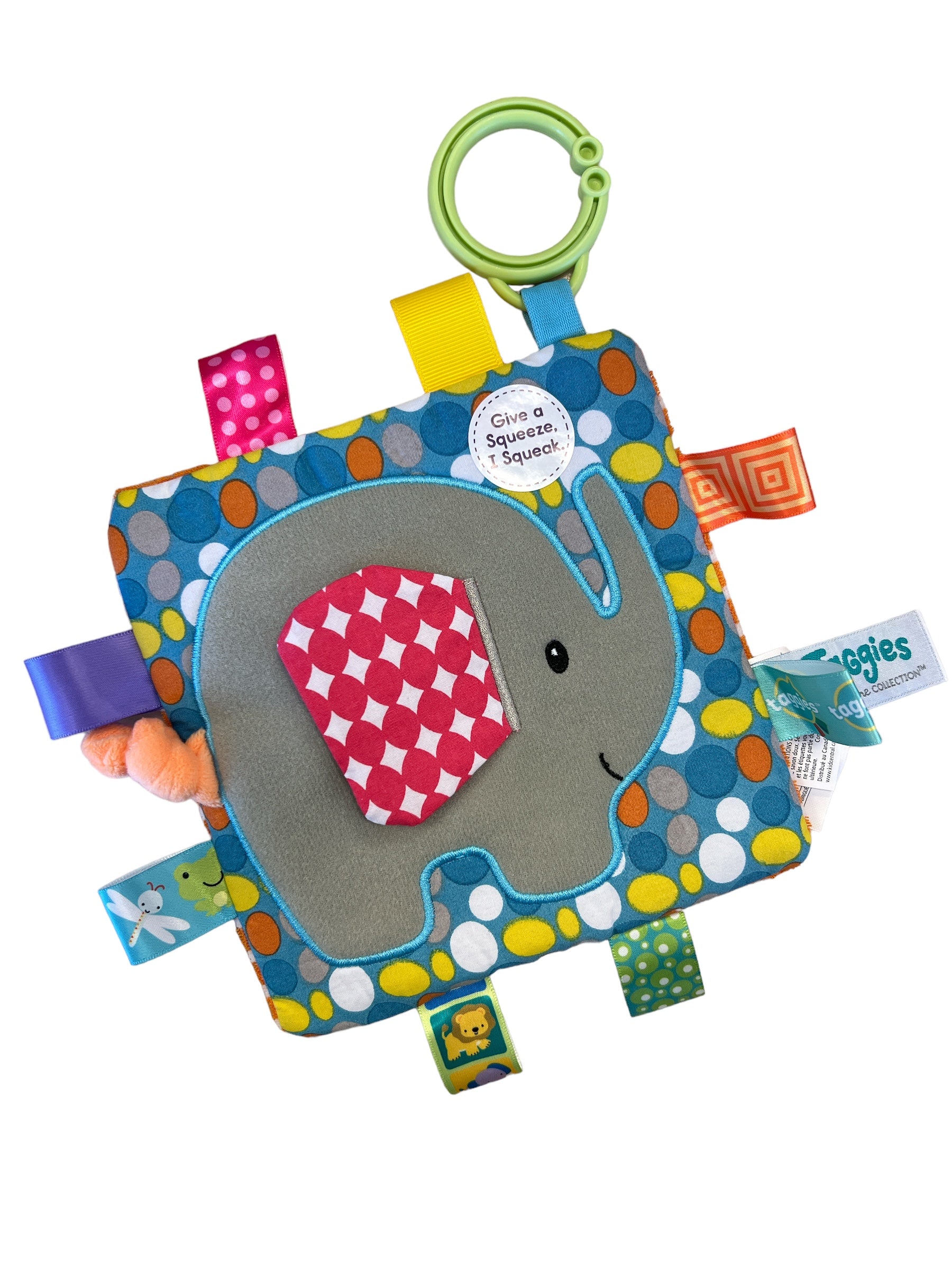 Taggies Crinkle Me Elephant-520 Baby & Kids Gifts-Simply Stylish Boutique-Simply Stylish Boutique | Women’s & Kid’s Fashion | Paducah, KY