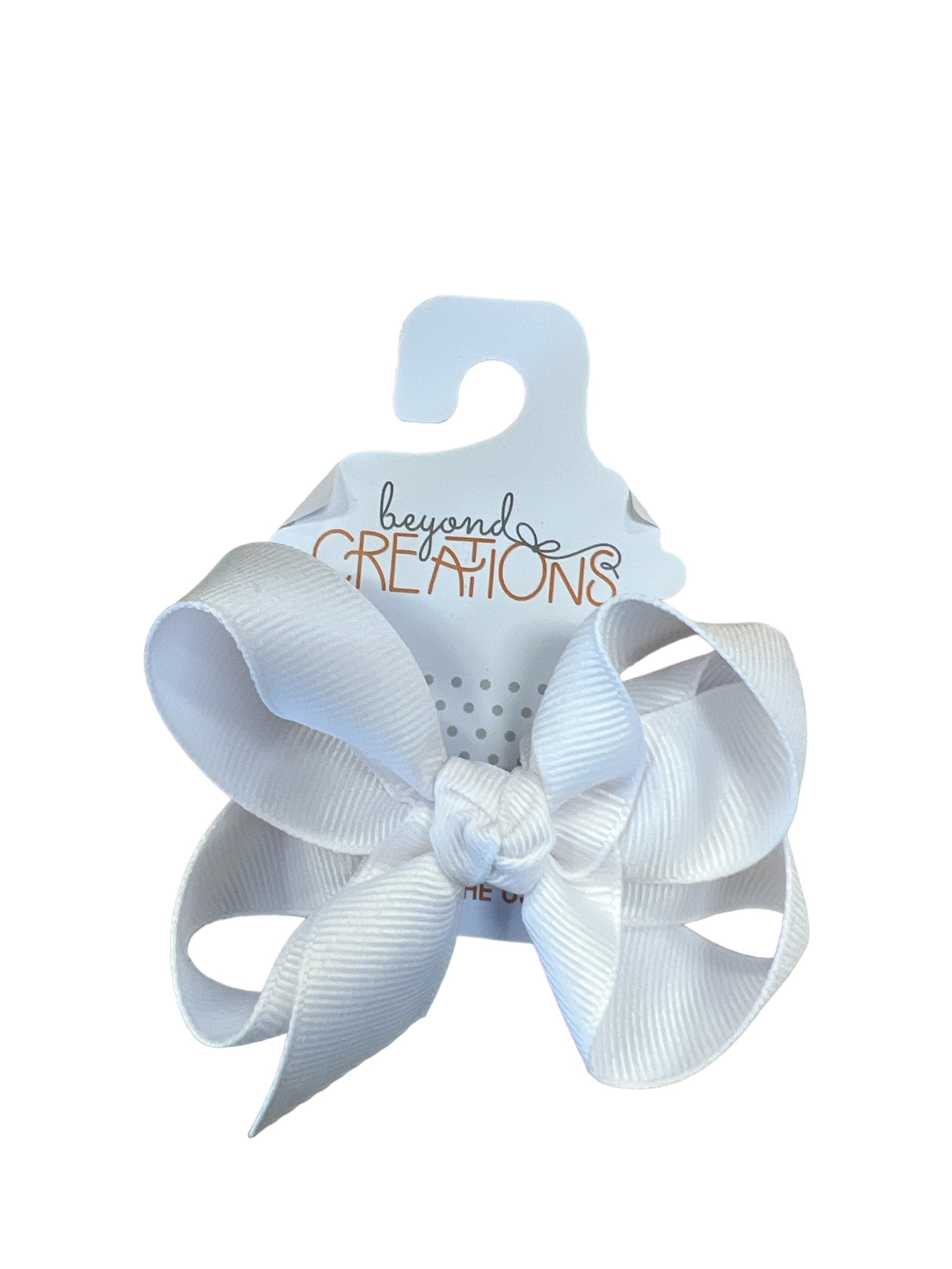 Medium White Hair Bow-520 Baby & Kids Gifts-Simply Stylish Boutique-Simply Stylish Boutique | Women’s & Kid’s Fashion | Paducah, KY