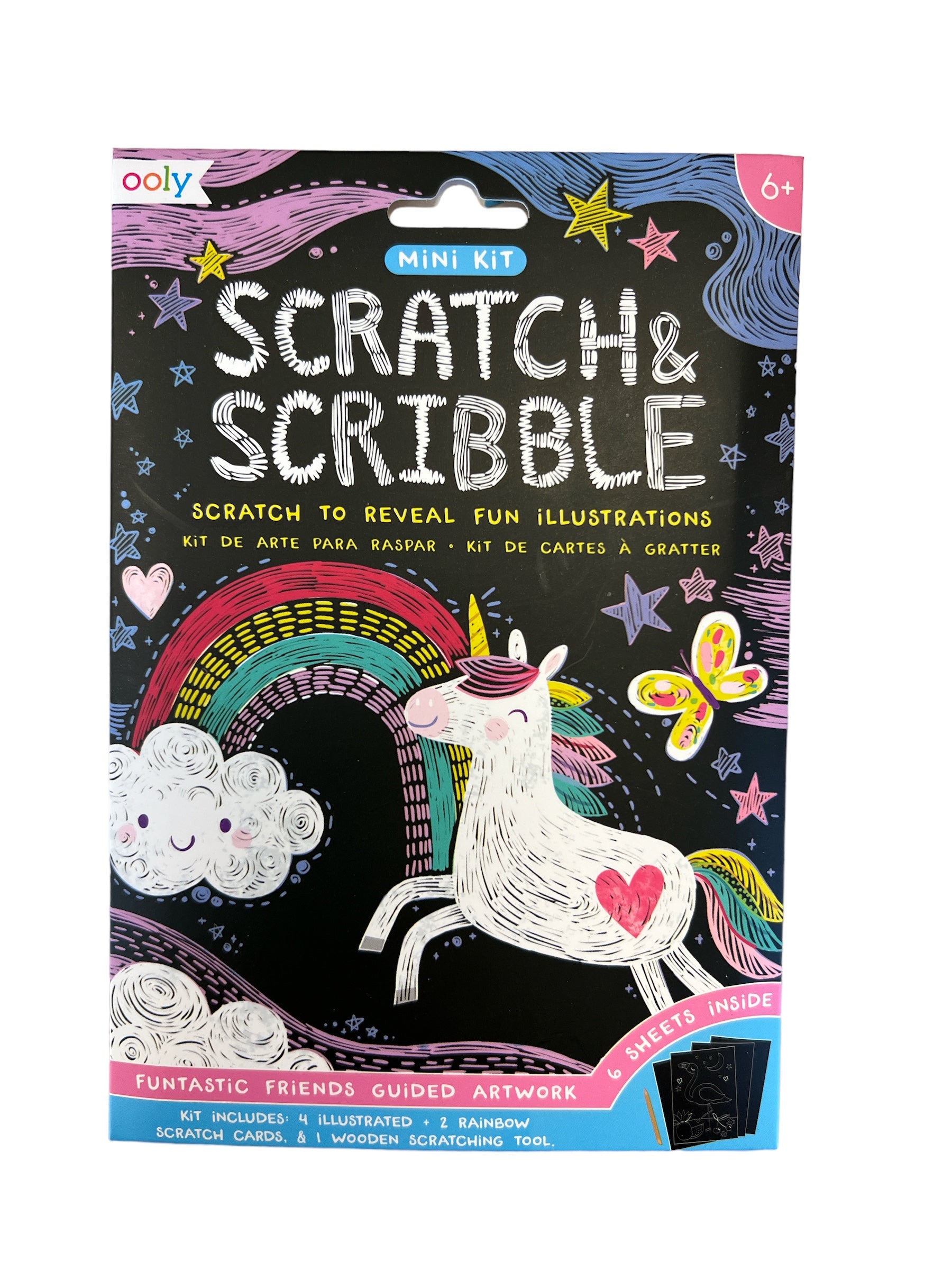 Mini Scratch & Scribble Art Kit-520 Baby & Kids Gifts-Simply Stylish Boutique-Simply Stylish Boutique | Women’s & Kid’s Fashion | Paducah, KY