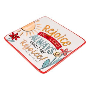 Rejoice In The Lord Trinket Tray-510 General Gifts-Simply Stylish Boutique-Simply Stylish Boutique | Women’s & Kid’s Fashion | Paducah, KY