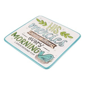 Mercies Are New Trinket Tray-510 General Gifts-Simply Stylish Boutique-Simply Stylish Boutique | Women’s & Kid’s Fashion | Paducah, KY