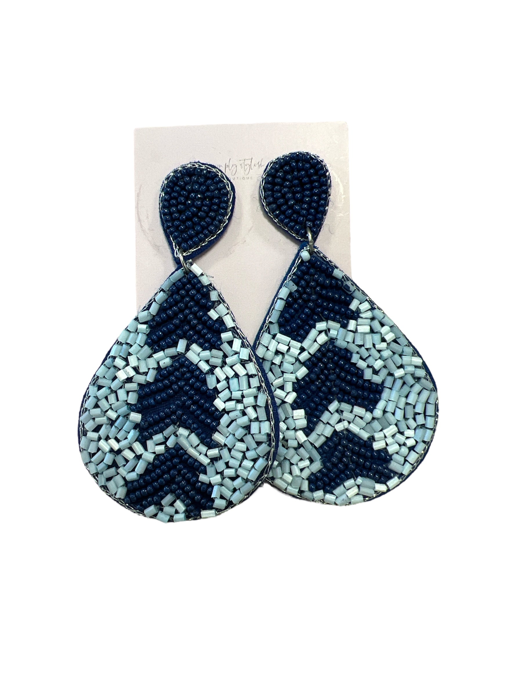 Oceans Blue Earring-410 Jewelry-Simply Stylish Boutique-Simply Stylish Boutique | Women’s & Kid’s Fashion | Paducah, KY