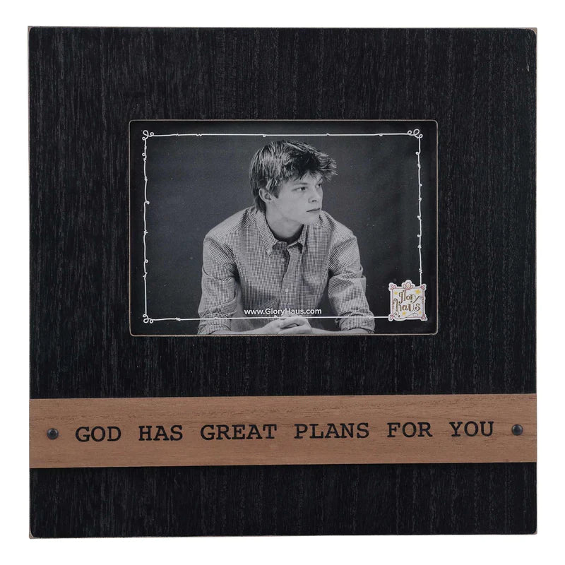 God Has Great Plans Black Frame-510 General Gifts-Simply Stylish Boutique-Simply Stylish Boutique | Women’s & Kid’s Fashion | Paducah, KY