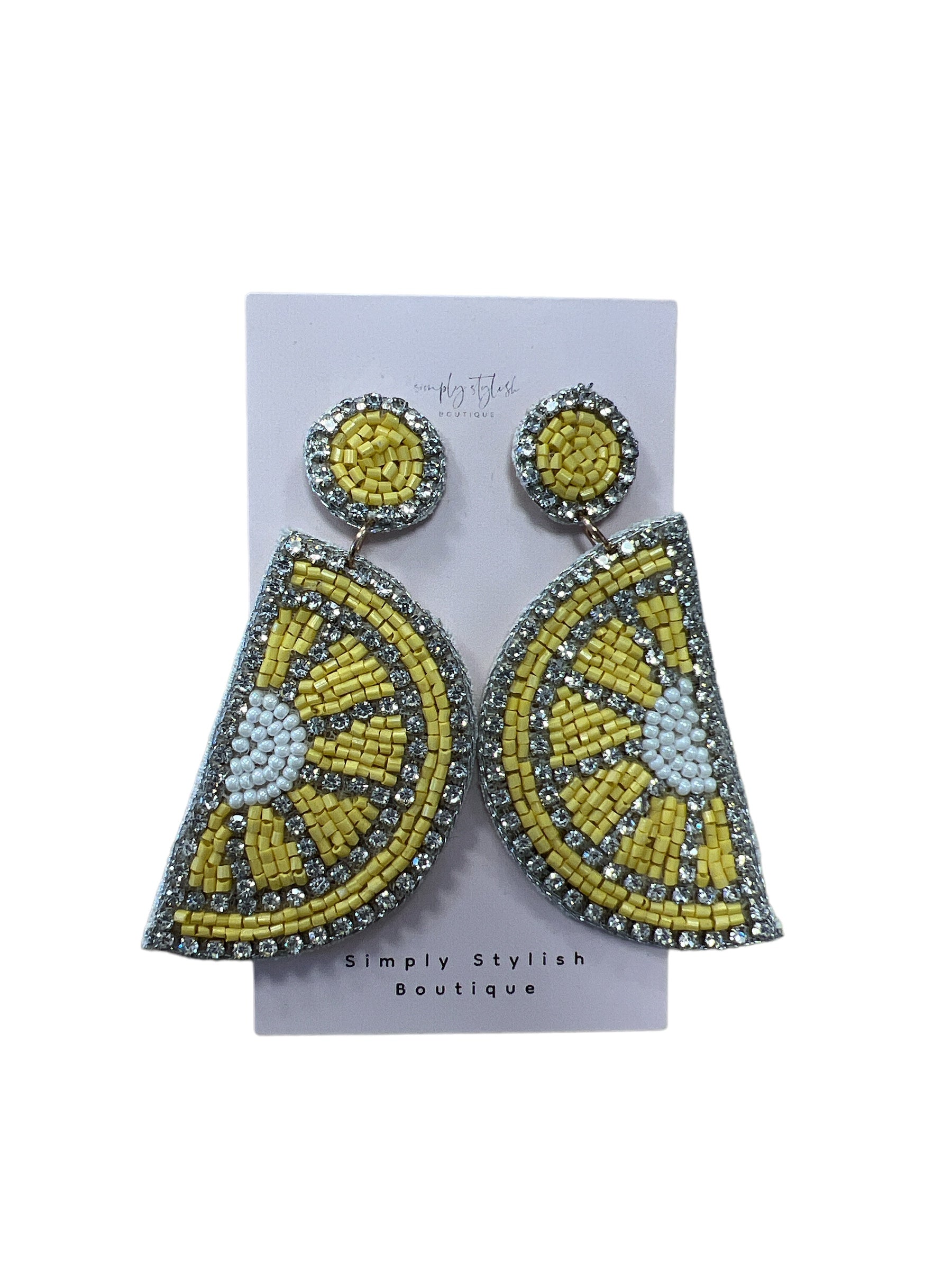 All Lemons Earrings-410 Jewelry-Simply Stylish Boutique-Simply Stylish Boutique | Women’s & Kid’s Fashion | Paducah, KY