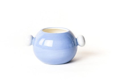 Iris Blue Medium Round Vase with Knob Handles-510 General Gifts-Simply Stylish boutique-Simply Stylish Boutique | Women’s & Kid’s Fashion | Paducah, KY