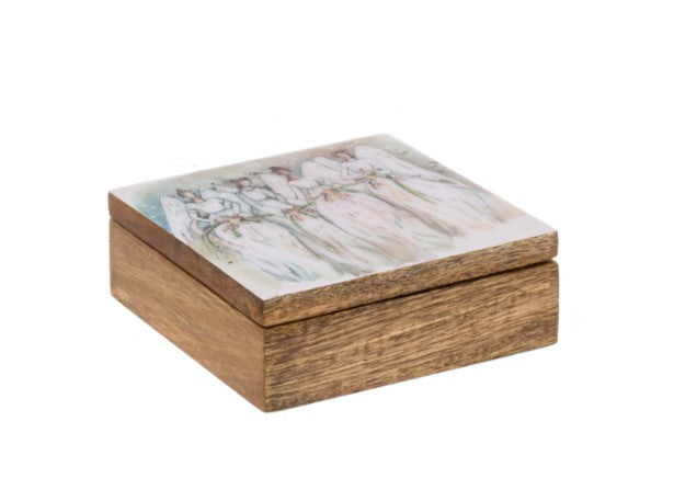 Watercolor Angel Choir Keepsake Box-510 General Gifts-Simply Stylish Boutique-Simply Stylish Boutique | Women’s & Kid’s Fashion | Paducah, KY