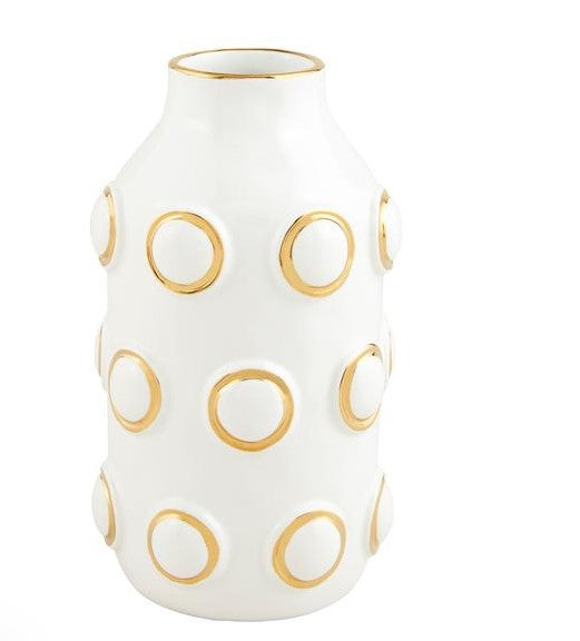 Large Gold Bead Vase-510 General Gifts-Simply Stylish Boutique-Simply Stylish Boutique | Women’s & Kid’s Fashion | Paducah, KY