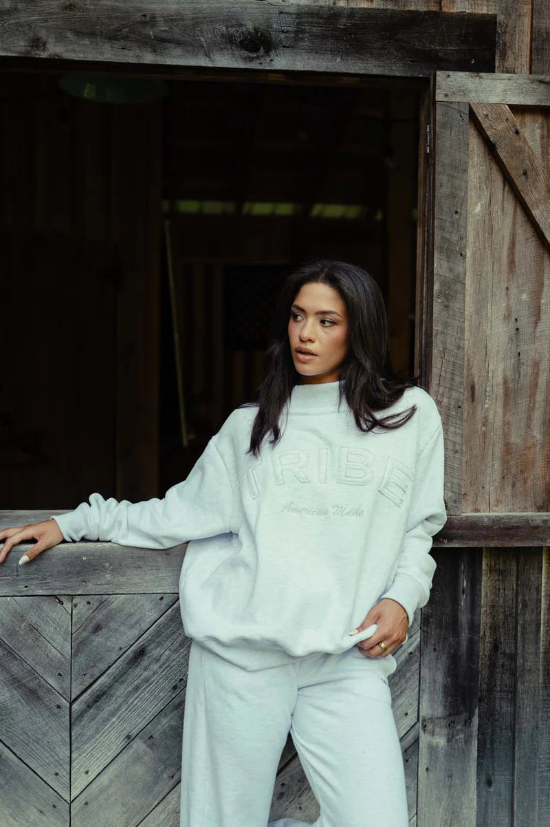 Tribe Kelley Legacy Mock Neck-140 Sweaters, Cardigans & Sweatshirts-Simply Stylish Boutique-Simply Stylish Boutique | Women’s & Kid’s Fashion | Paducah, KY