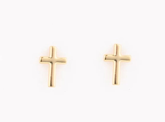 Little Cross Girls Stud Earrings-410 Jewelry-Simply Stylish Boutique-Simply Stylish Boutique | Women’s & Kid’s Fashion | Paducah, KY