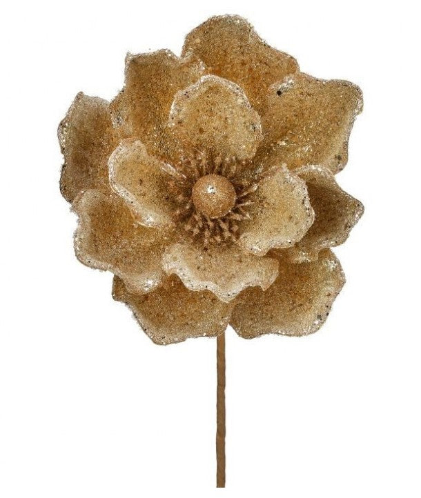 24" Beaded Magnolia Stem-540 Holiday/Seasonal-Simply Stylish Boutique-Simply Stylish Boutique | Women’s & Kid’s Fashion | Paducah, KY