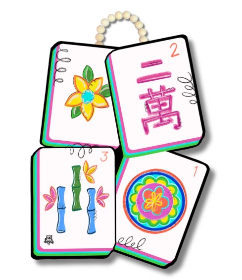 Mahjong Door Hanger-510 General Gifts-Simply Stylish Boutique-Simply Stylish Boutique | Women’s & Kid’s Fashion | Paducah, KY