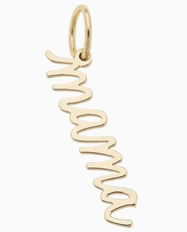 Mama Script Charm-410 Jewelry-Simply Stylish Boutique-Simply Stylish Boutique | Women’s & Kid’s Fashion | Paducah, KY