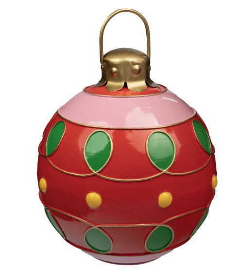 Merry & Bright Red 3D Ornament-540 Holiday/Seasonal-Simply Stylish Boutique-Simply Stylish Boutique | Women’s & Kid’s Fashion | Paducah, KY