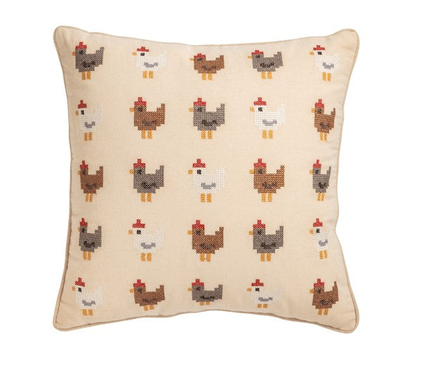 Needlepoint Rooster Pillow-510 General Gifts-Simply Stylish Boutique-Simply Stylish Boutique | Women’s & Kid’s Fashion | Paducah, KY