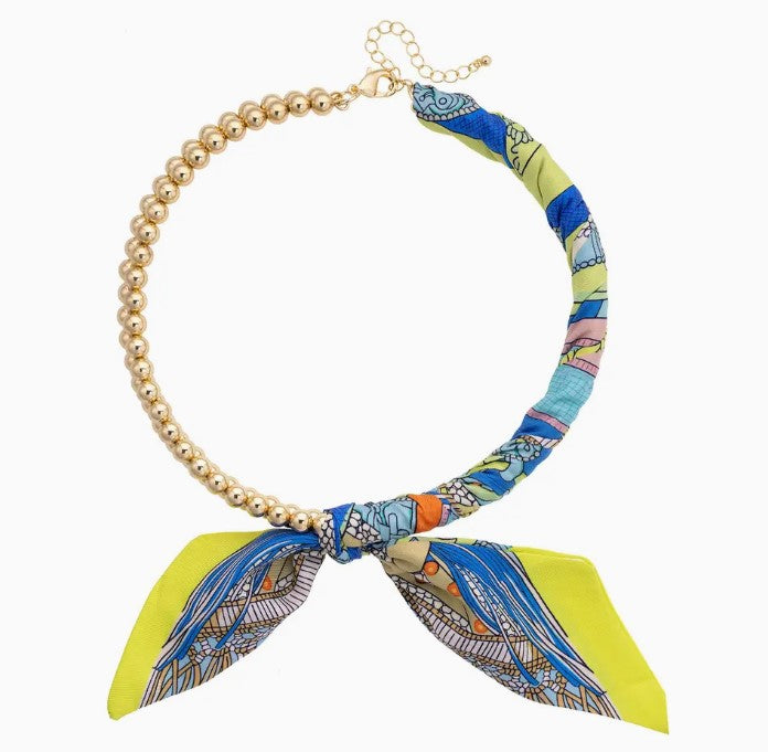 Nova Bead Scarf Necklace-410 Jewelry-Simply Stylish Boutique-Simply Stylish Boutique | Women’s & Kid’s Fashion | Paducah, KY